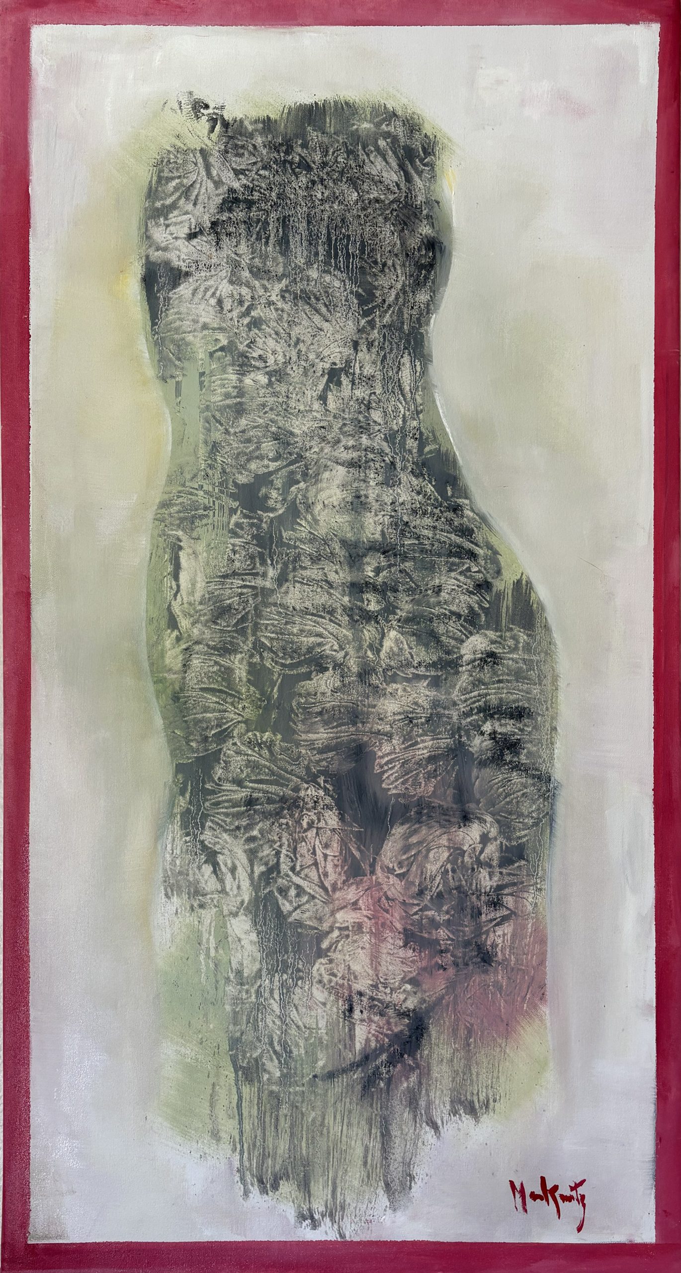 Abstract Portrait, Expressionist Painting, Contemporary Art,Mixed Media Art, Queer Art, LGBTQ Artists, Transgender Artist, Figurative Abstract, Modern Expressionism, Art Collectors, Emotive Art ,Bold Brush strokes, Original Art ,Art Gallery,Painting Of The Day